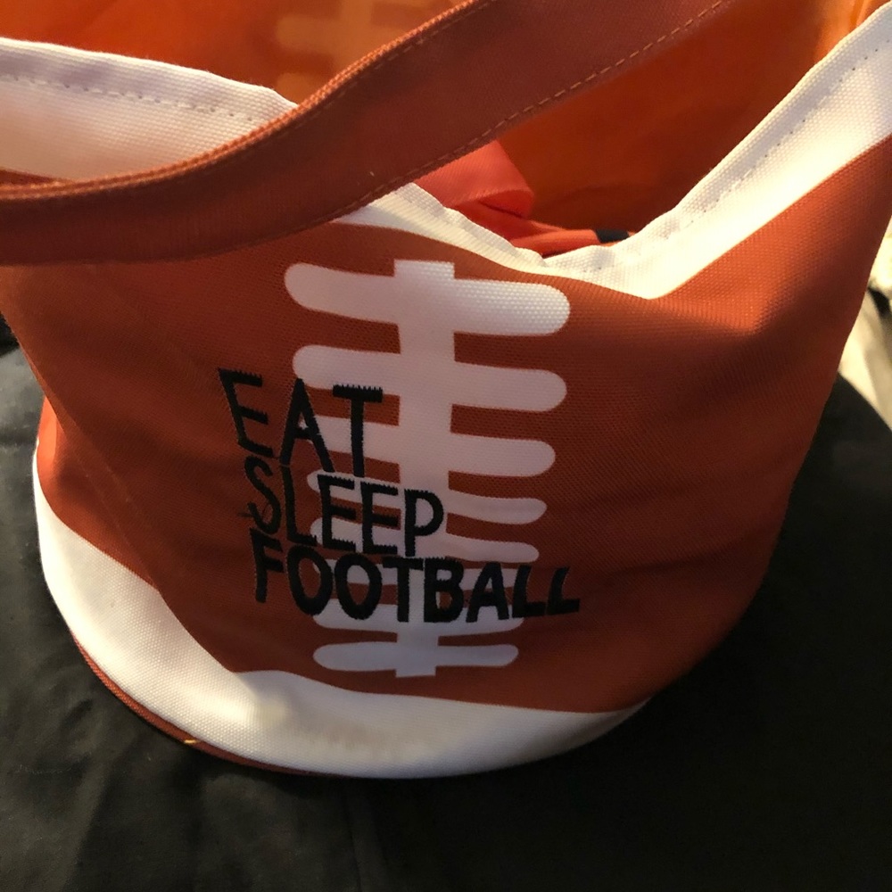 Football - eat sleep football basket bag tote